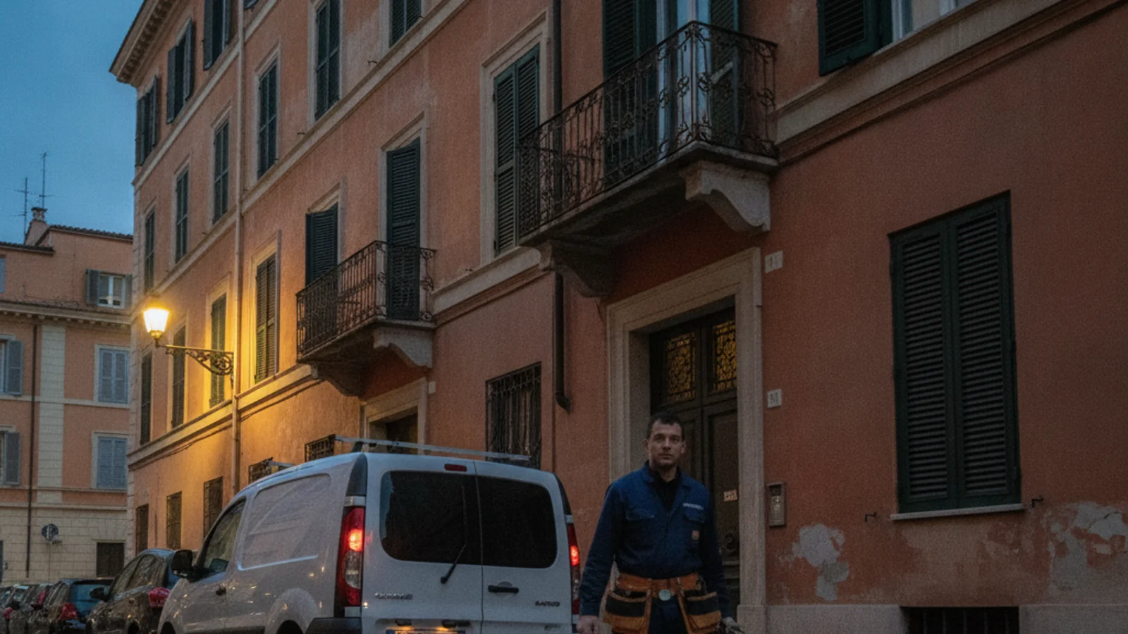 Pronto Intervento Elettricista Roma al lavoro su un quadro elettrico a Roma